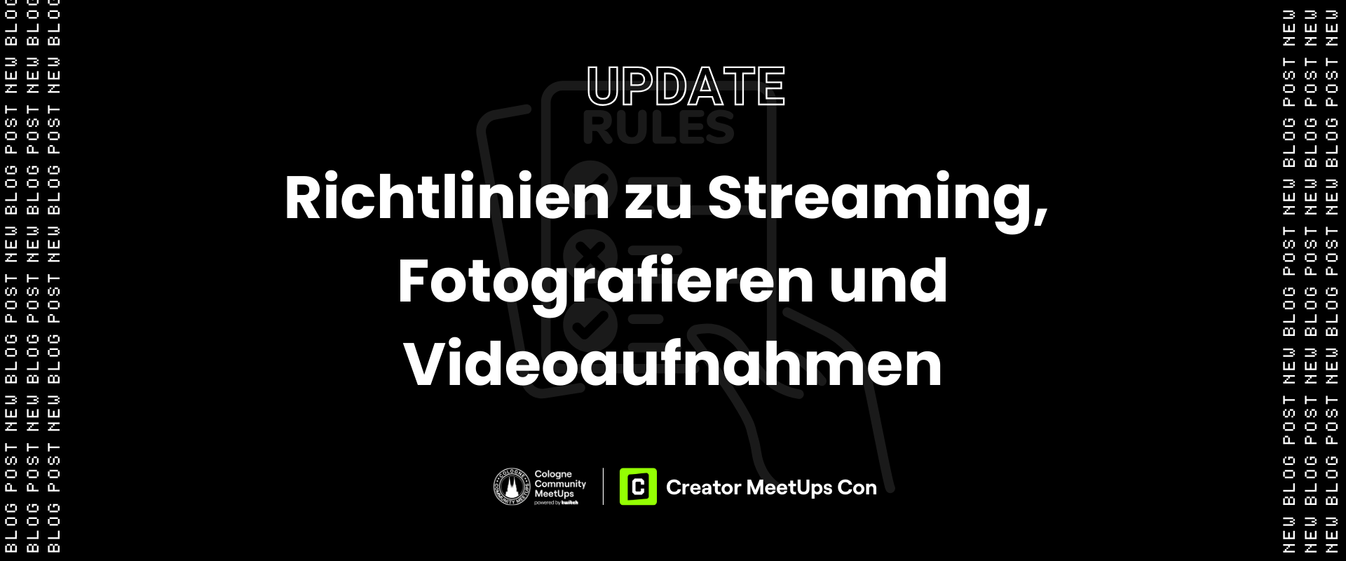 Update zu unseren Richtlinien zu Streaming, Fotografieren und Videoaufnahmen